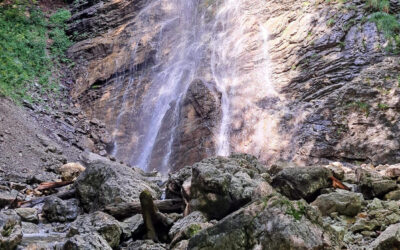 Wanderung zum Wasserfall beim Hochfelln